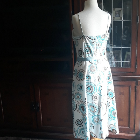 NWT Jessica Howard White and Blue Sundress - Picture 3 of 7